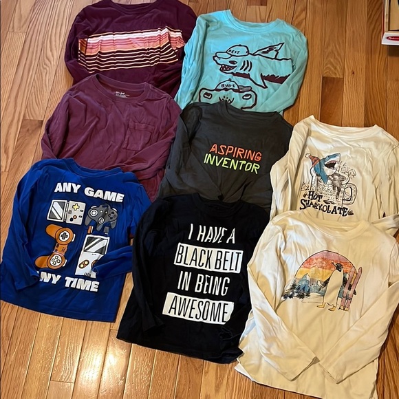 Cat & Jack Kids Long Sleeve Tees - Assorted Colors - Picture 1 of 9